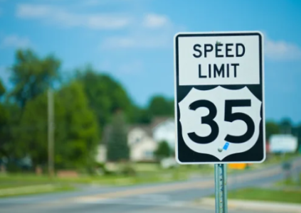 дорожный знак Speed Limit в США